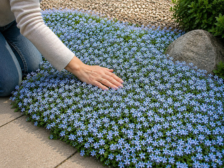 Nach einer Saison ist die Fläche mit Blauem Bubikopf geschlossen