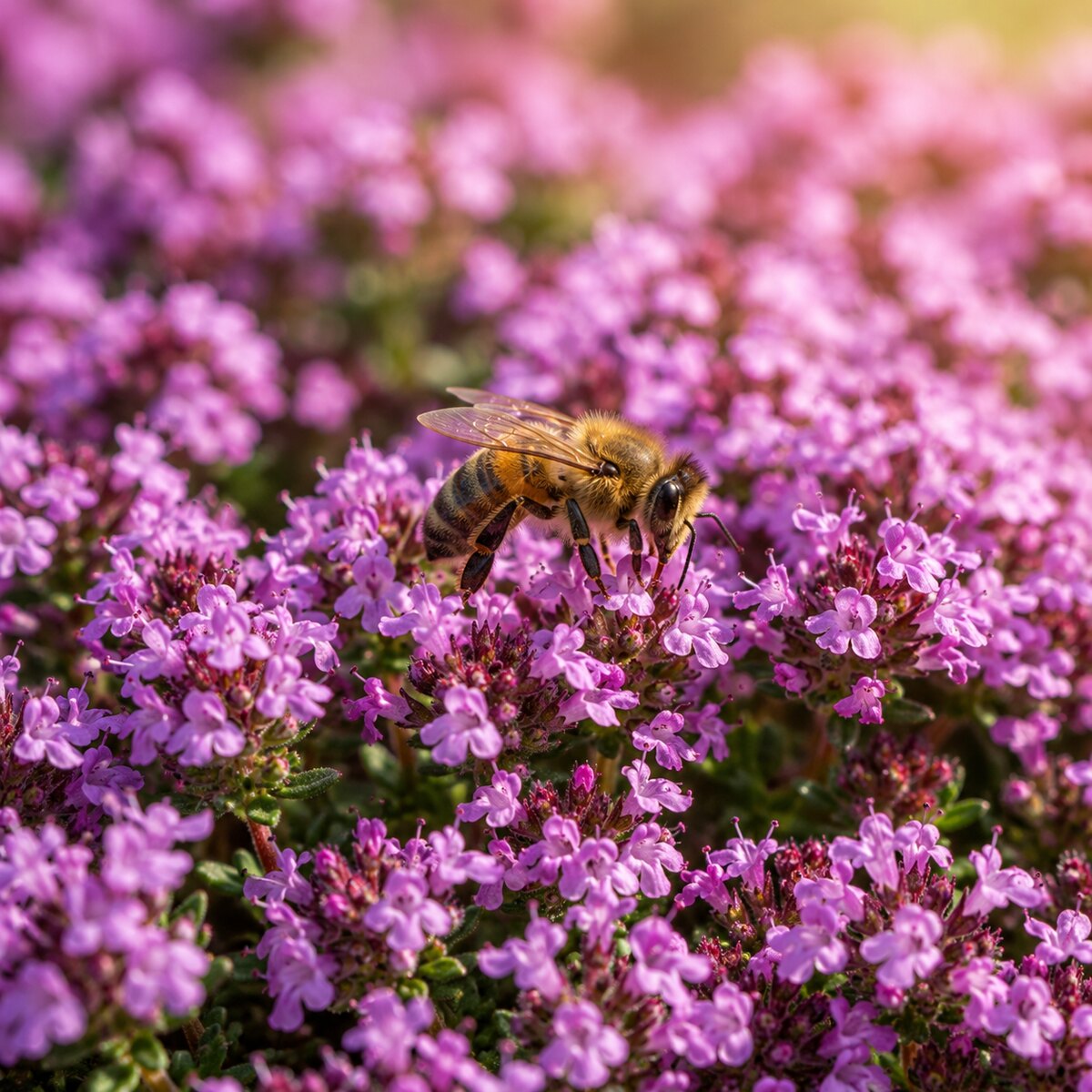 Bienenfreundliche blühende Bodendecker