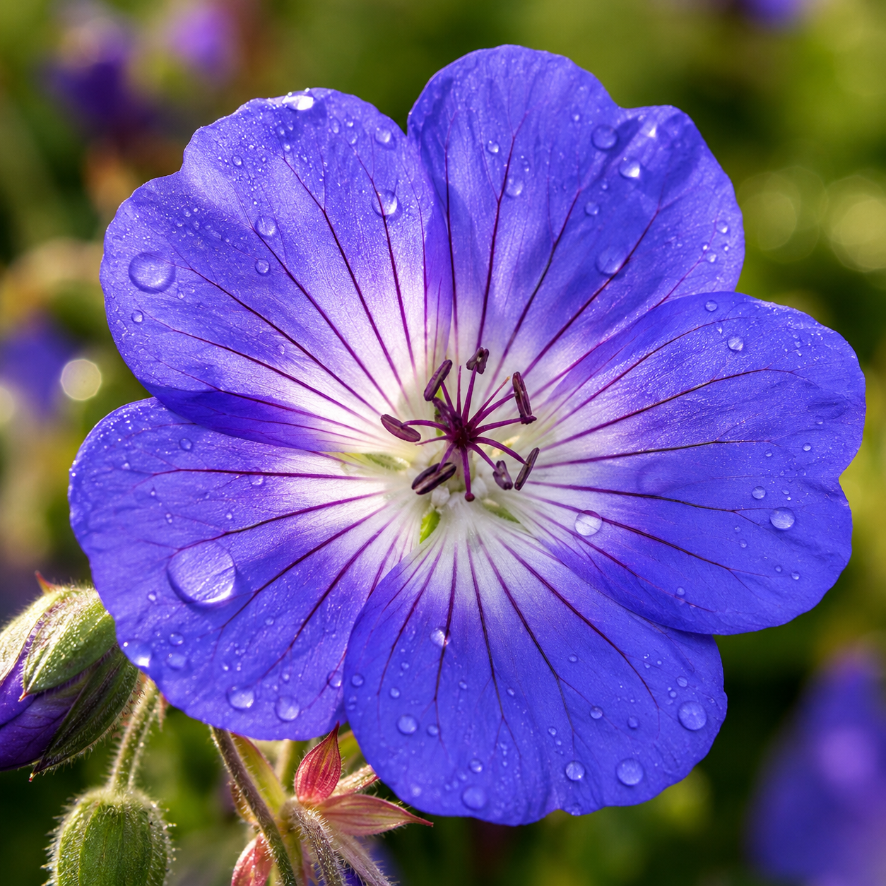 Geranium Hybride 'Rozanne ®' / Blauer Storchschnabel