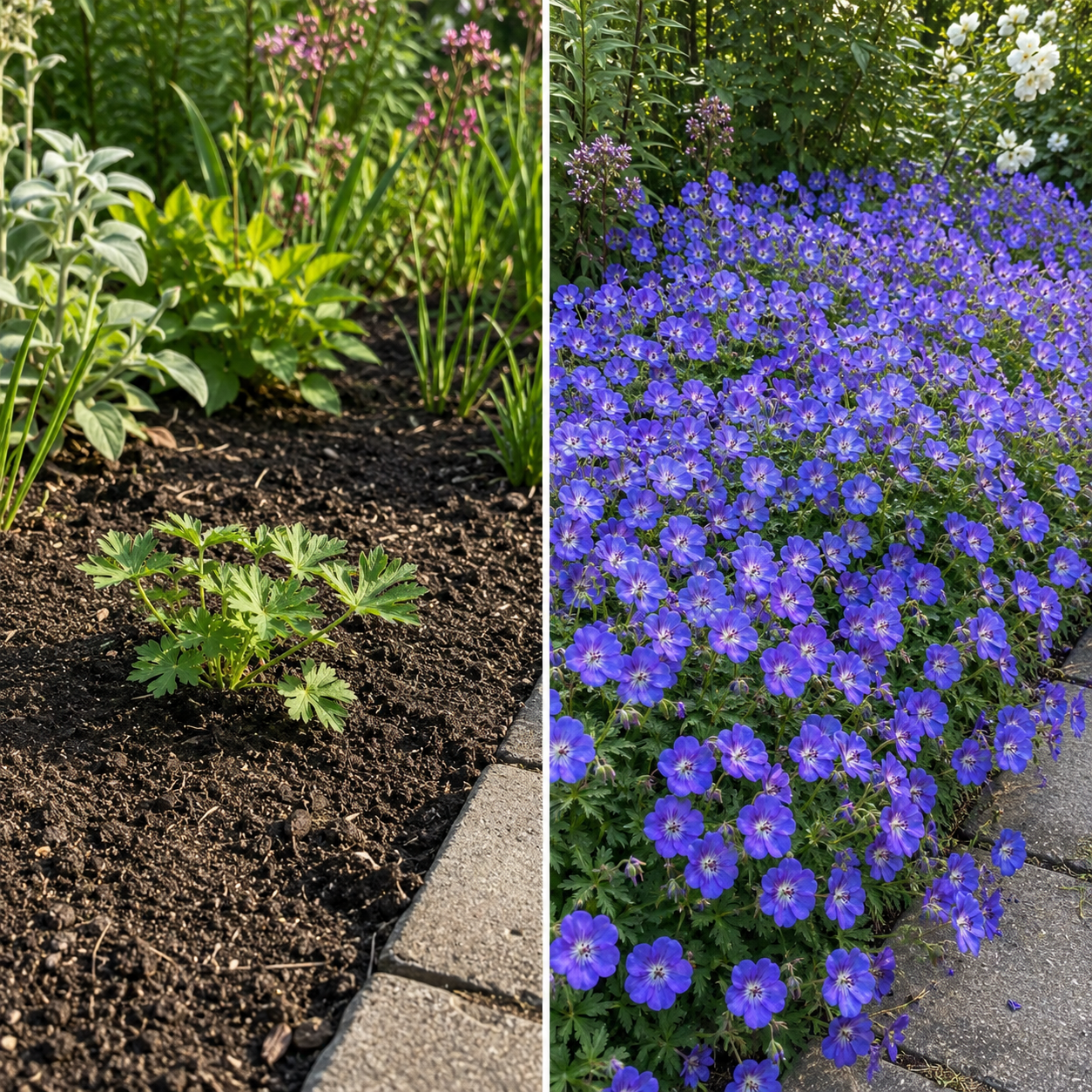 Geranium Hybride 'Rozanne ®' / Blauer Storchschnabel
