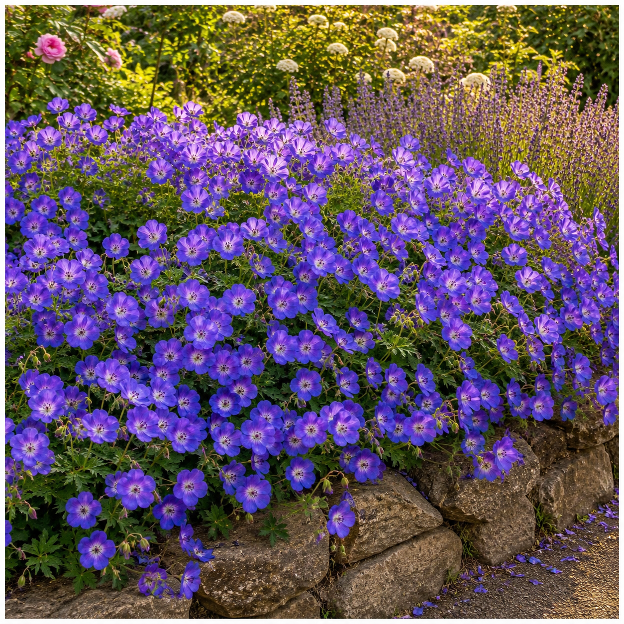 Geranium Hybride 'Rozanne ®' / Blauer Storchschnabel