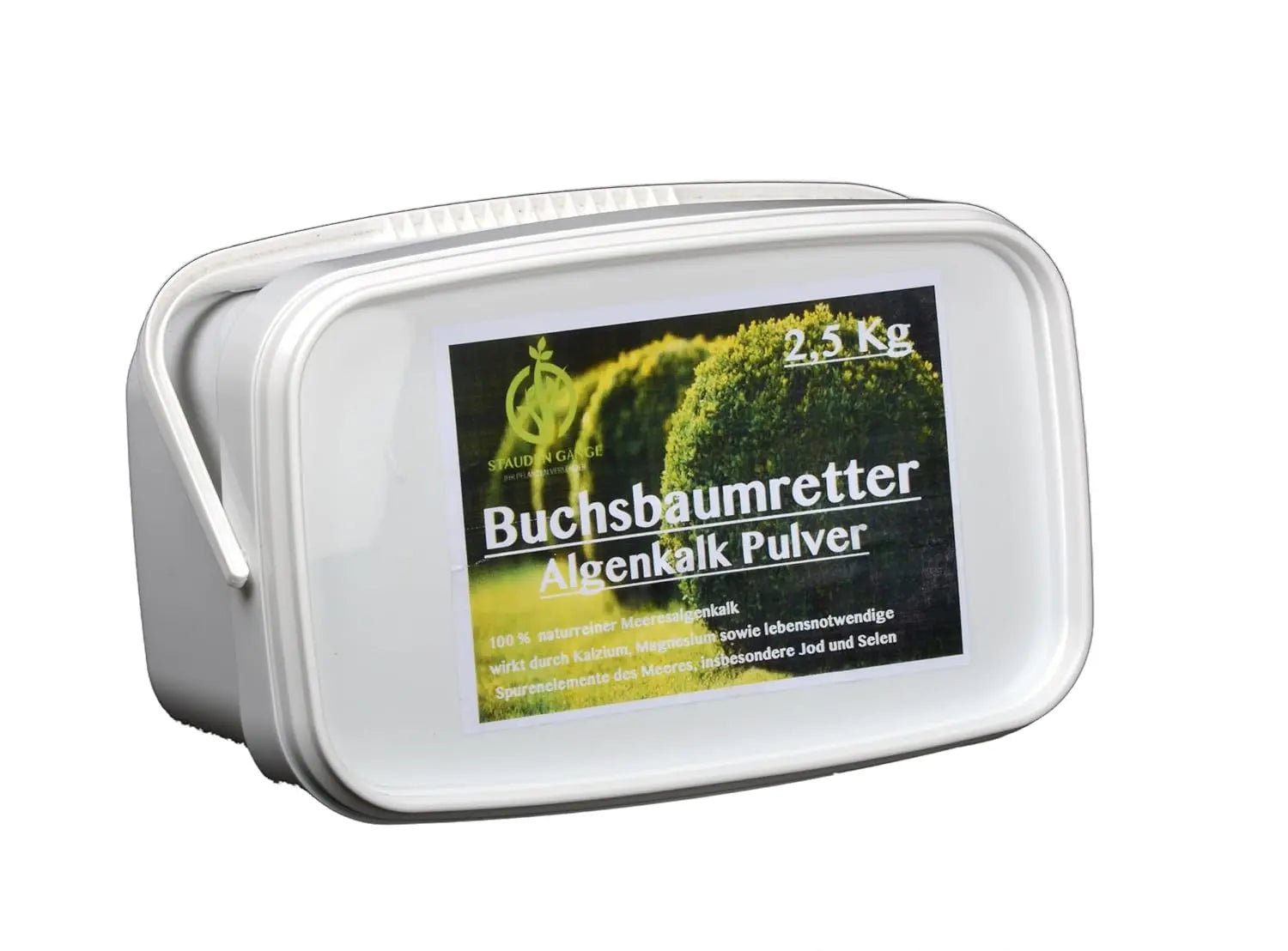 Stauden Gänge Algenkalk Pulver 2,5kg im Eimer, reines Meeresalgen, organisches Pflanzendünger, nachhaltiges Gartenprodukt